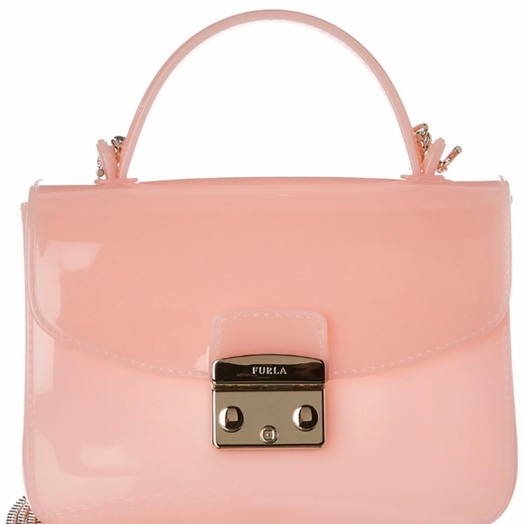 FURLA Candy Meringa Mini Crossbody Rosa Chia Purse - Picture 4 of 8